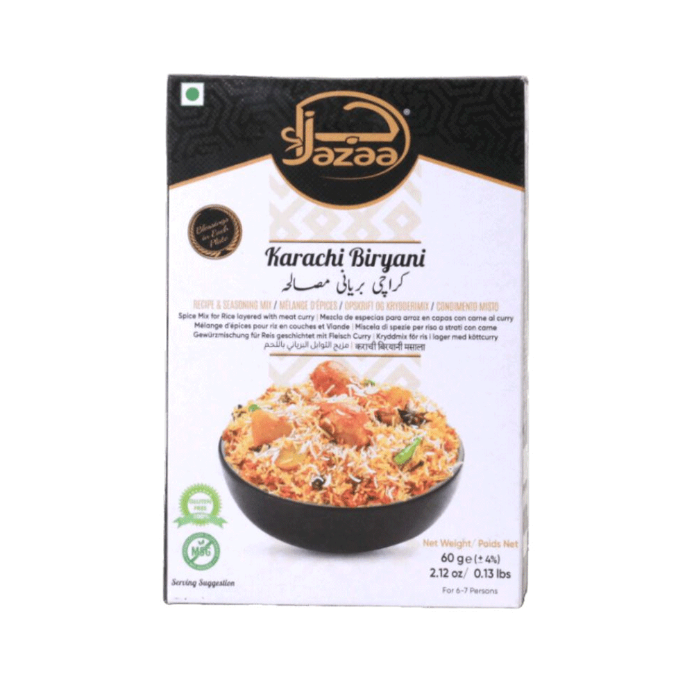 Jazaa Karachi Biryani Masala 60g - Snapcart.pk