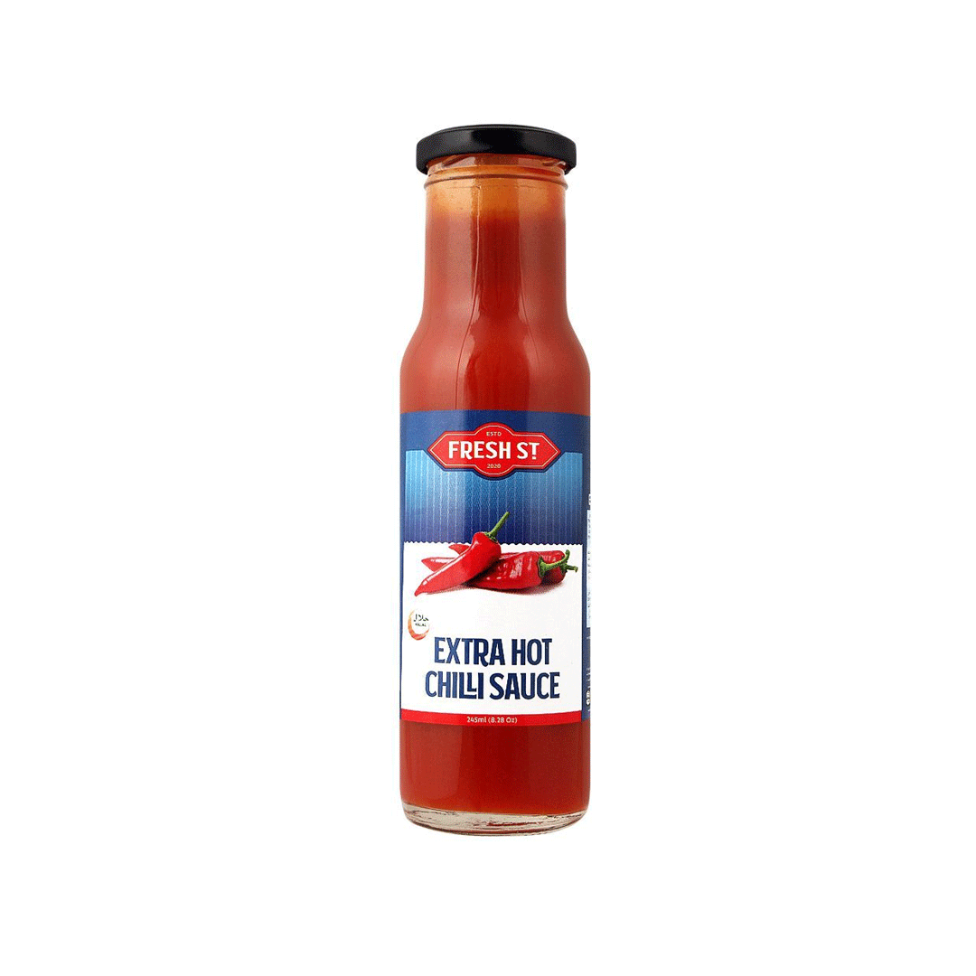 Fresh St Extra Hot Chilli Sauce 245ml - Snapcart.pk