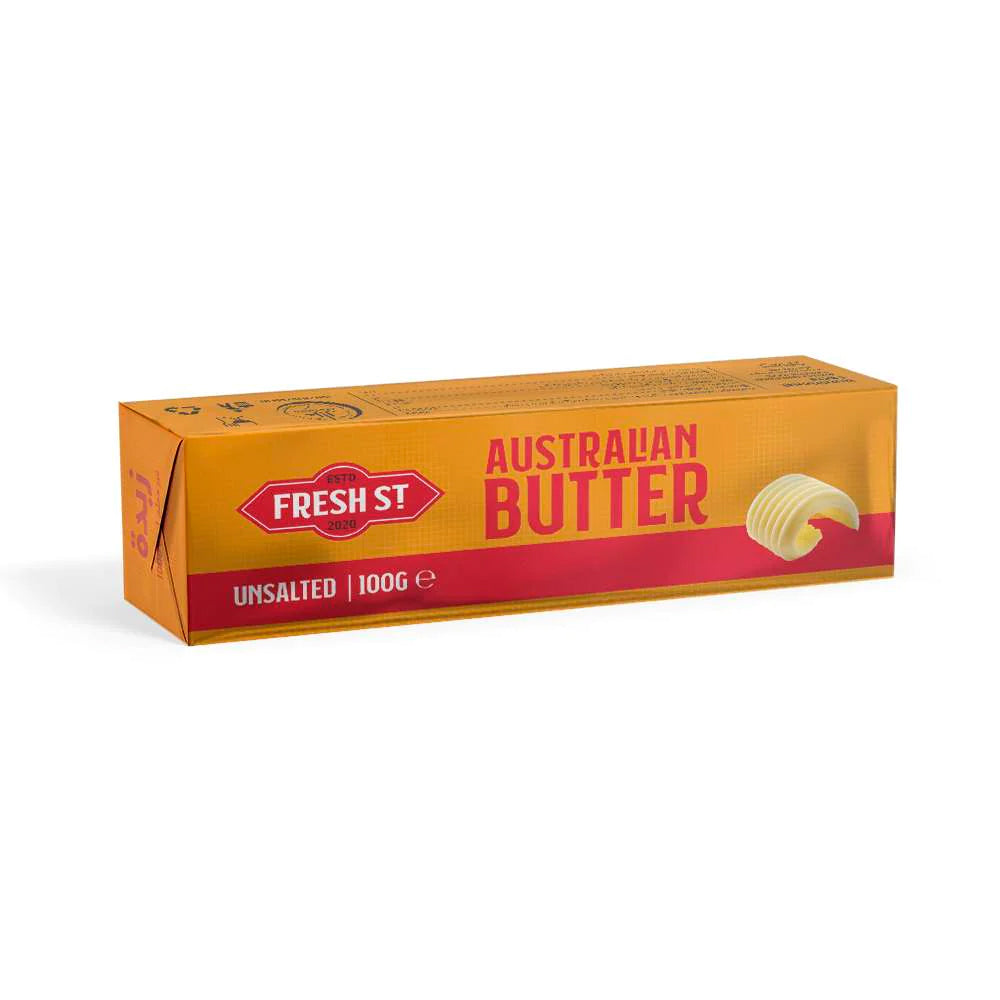 Fresh St Australian Butter Unsalted 100g - Snapcart.pk