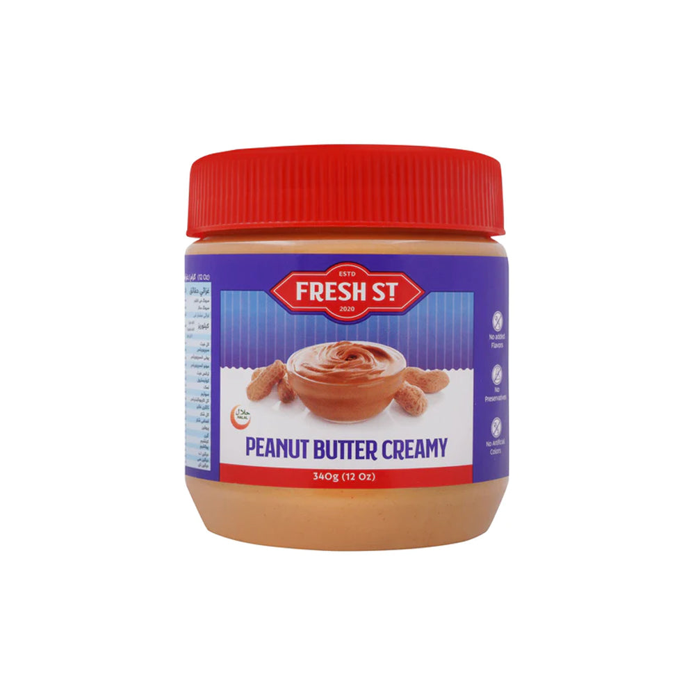 Fresh St Peanut Butter Crunchy 340g - Snapcart.pk