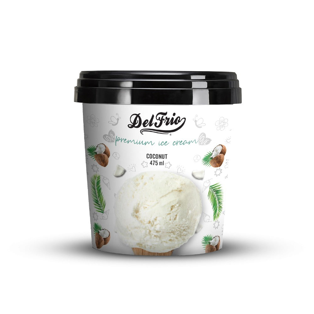 Del Frio Coconut Ice Cream 475ml - Snapcart.pk