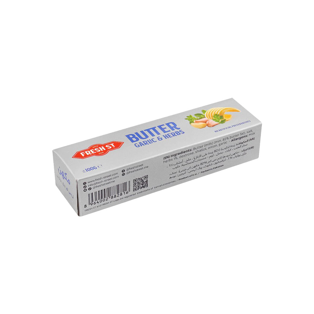 Fresh St Garlic & Herb Butter 100g - Snapcart.pk