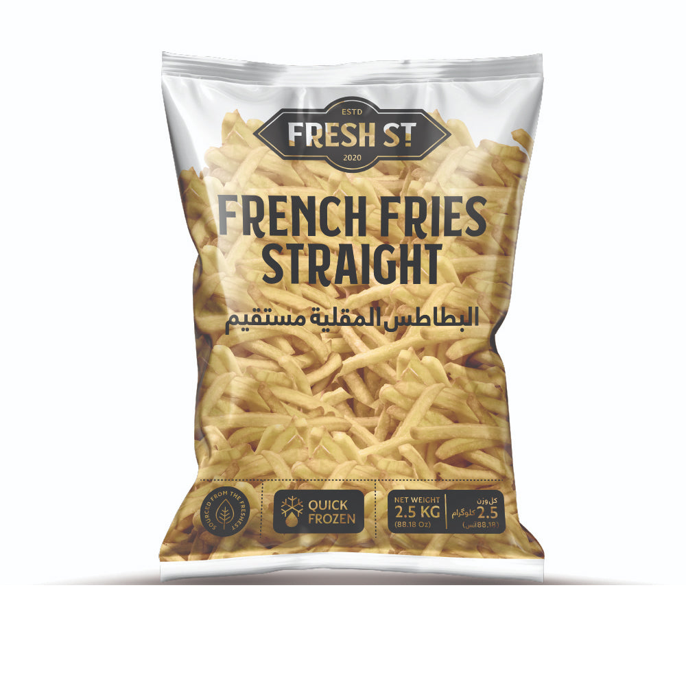 Fresh St French Fries Straight 2.5kg (local) - Snapcart.pk