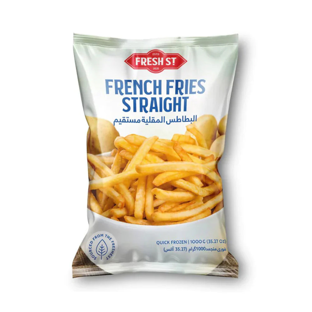 Fresh St French Fries Straight 1kg (local) - Snapcart.pk