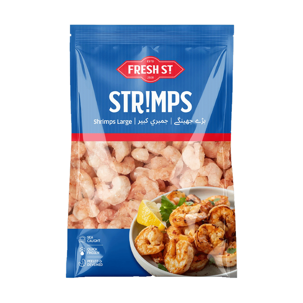 Fresh St Strimps Shrimps Large 500g
