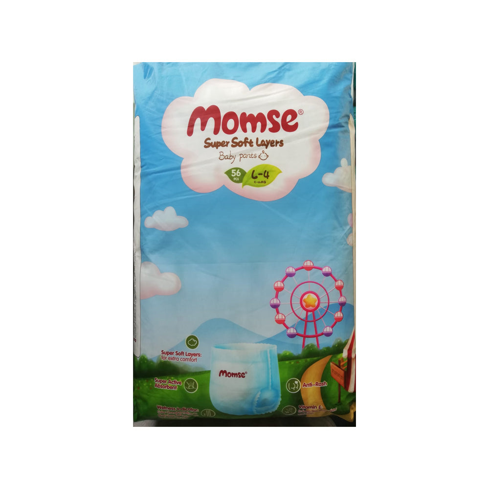 Momse Large-4 Baby Pants 50pcs - Snapcart.pk