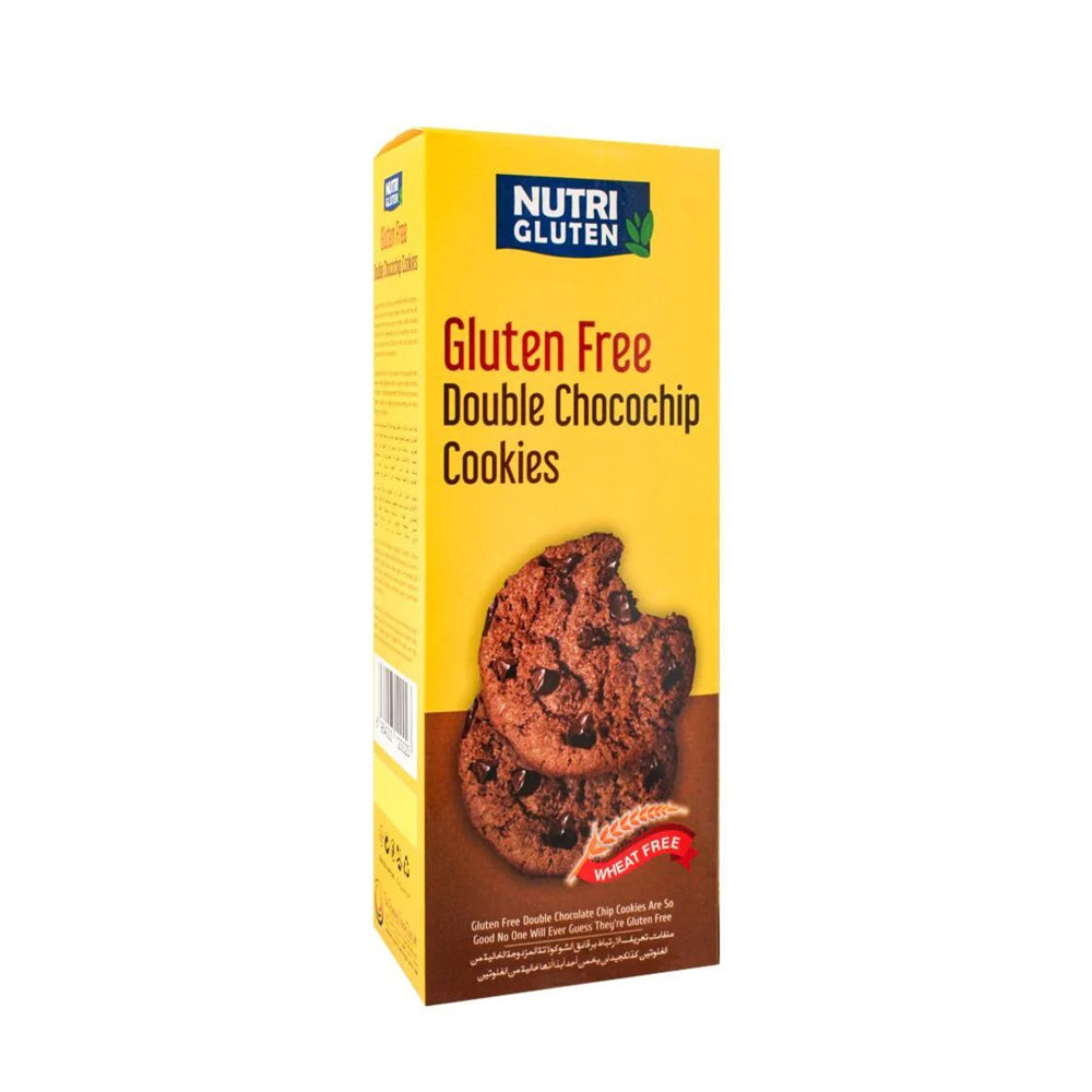 Nutri Gluten Free Double Chocolate Chip Cookies 100g - Snapcart.pk