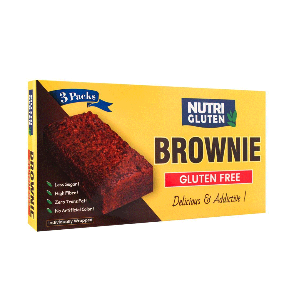 Nutri Gluten Free Plain Browine 100g - Snapcart.pk