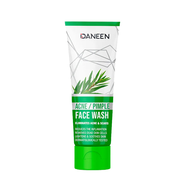 Daneen Acne Pimple Elimnates Acne & Scars Face Wash 100ml - Snapcart.pk