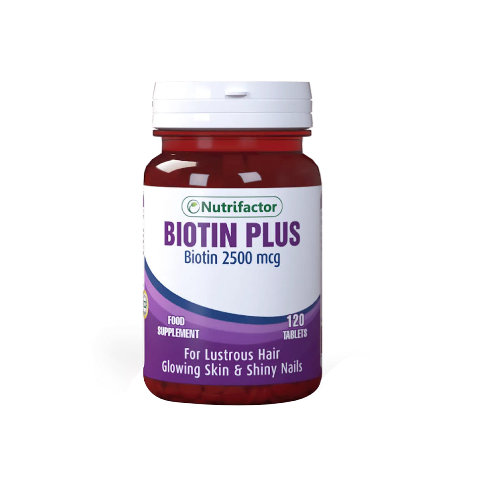 Nutrifactor Biotin Plus 2500mcg Tablets 120s - Snapcart.pk