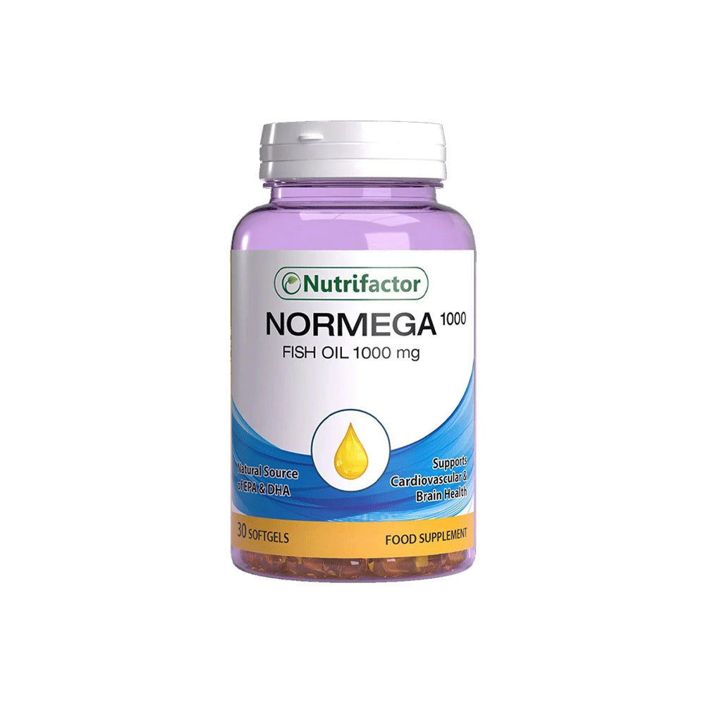 Nutrifactor Normega 1000 Omega-3 Fish Oil Softgels 30s - Snapcart.pk