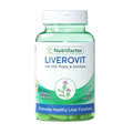 Nutrifactor Liverovit Milk Thistle & Artichoke Capsules 60s