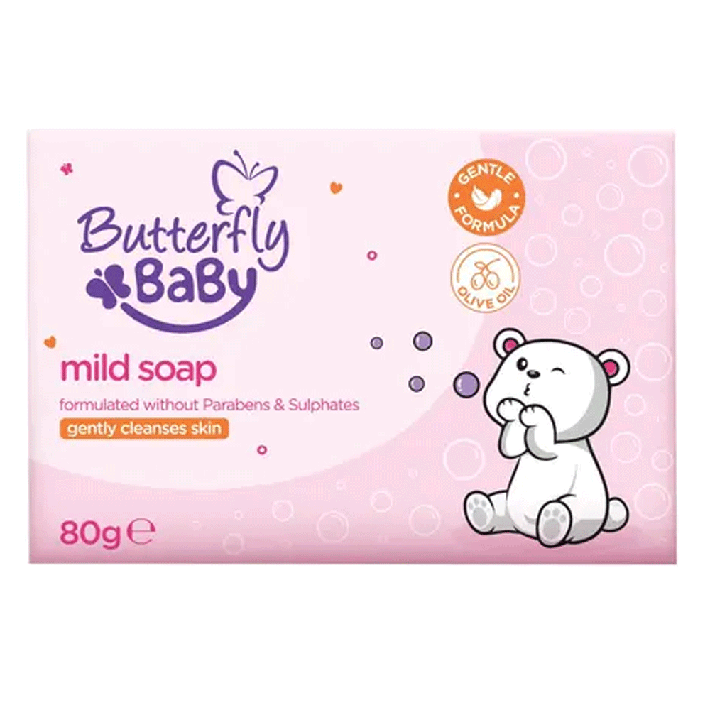 Butterfly Baby Mild Soap 80g