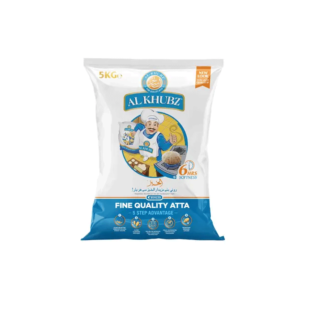 Al-khubz Fine Atta 5kg - Snapcart.pk