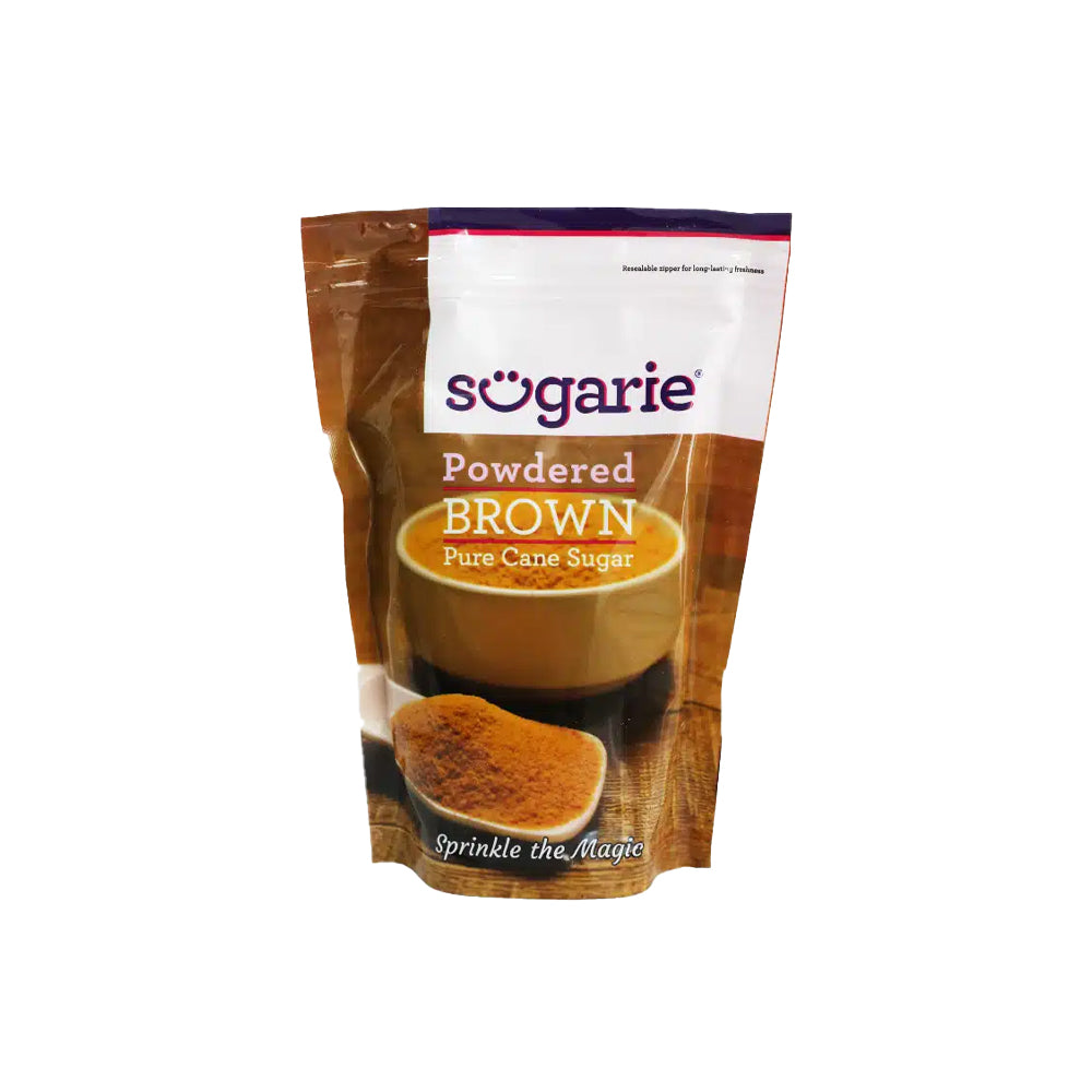 Sugarie Powdered Brown Pure Cane Sugar 500gm - Snapcart.pk