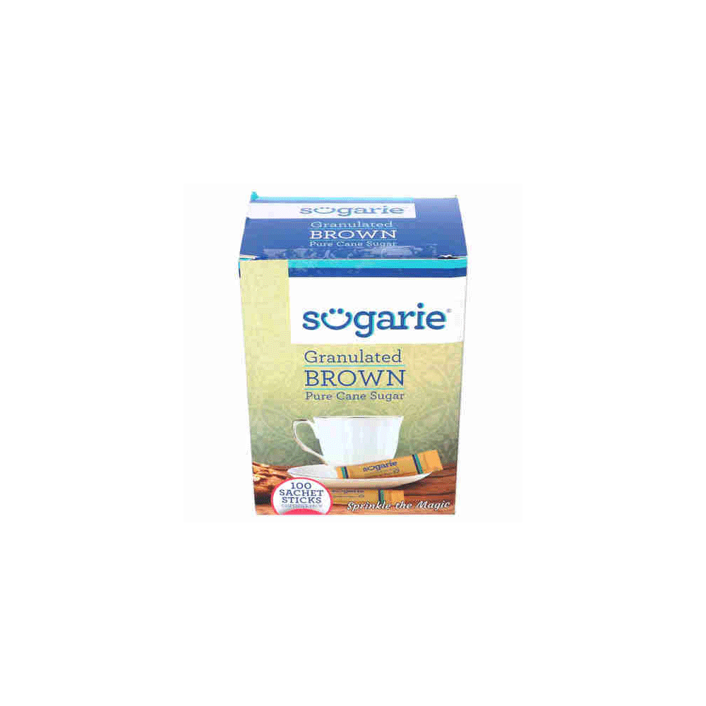 Sugarie Granulated Brown Sugar Sachets 100s - Snapcart.pk
