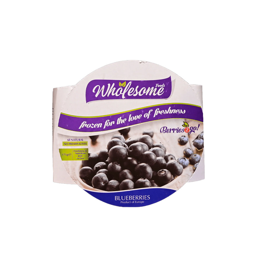 Wholesome Frozen Blue Berries 175g - Snapcart.pk