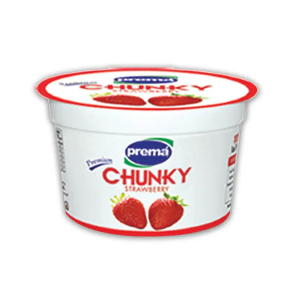 Prema Chunky Strawberry Yogurt 90g - Snapcart.pk