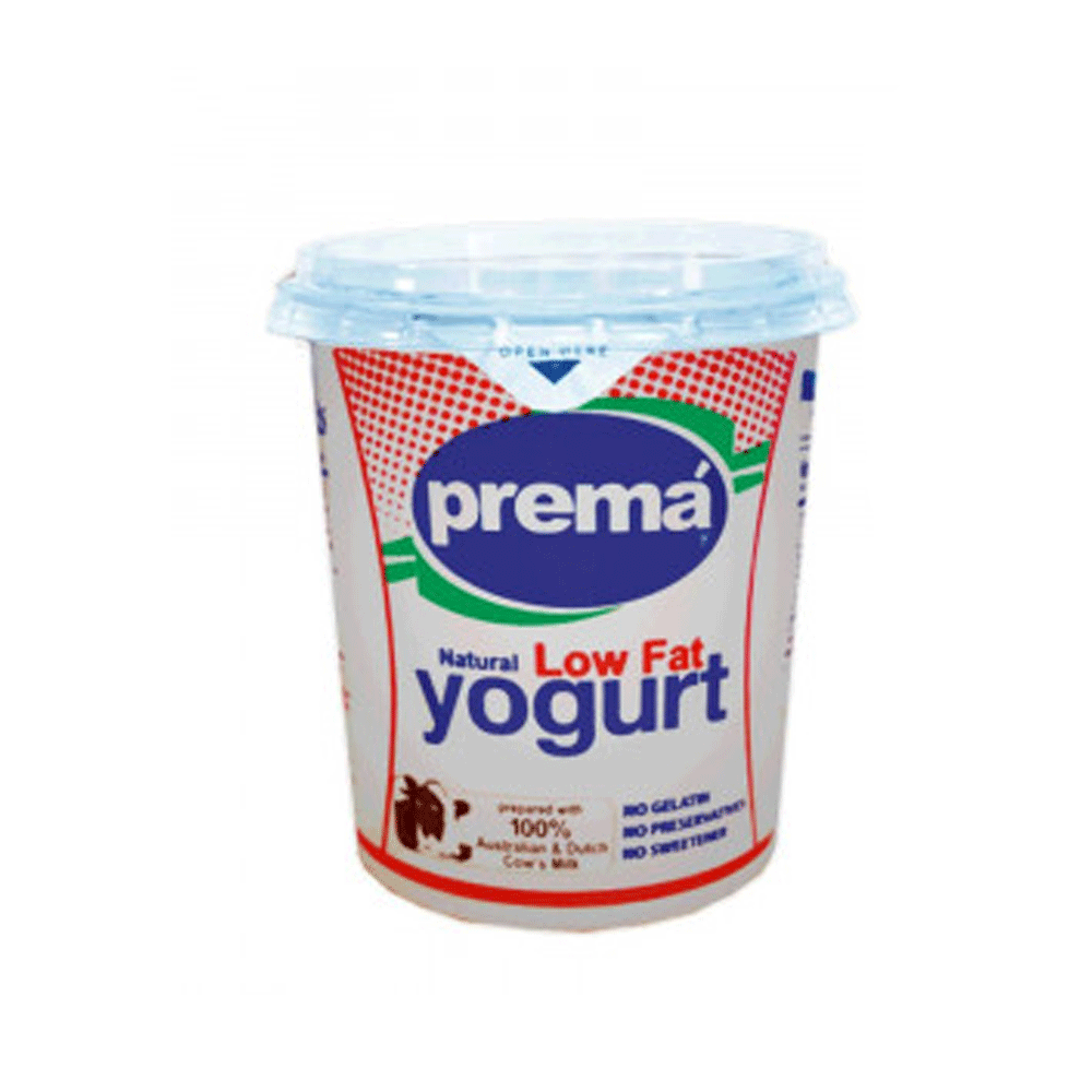 Preema Natural Yougurt Low Fat 375gm