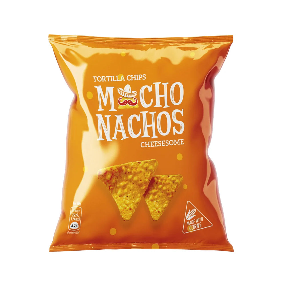 Macho Nachos Cheesesome Tortilla Chips 38g - Snapcart.pk