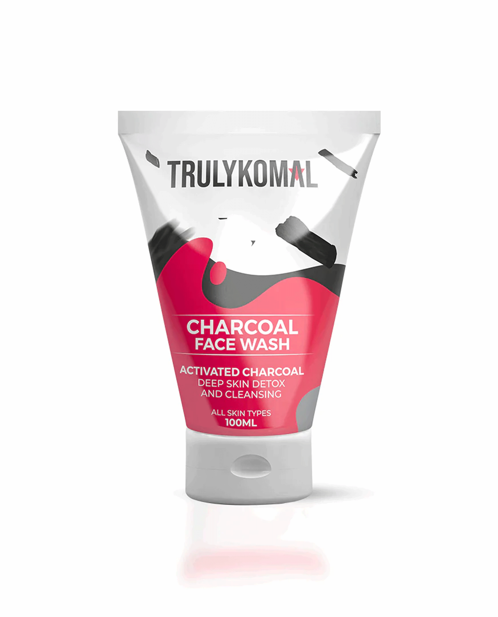 Truly Komal Charcoal Facewash 100ml - Snapcart.pk