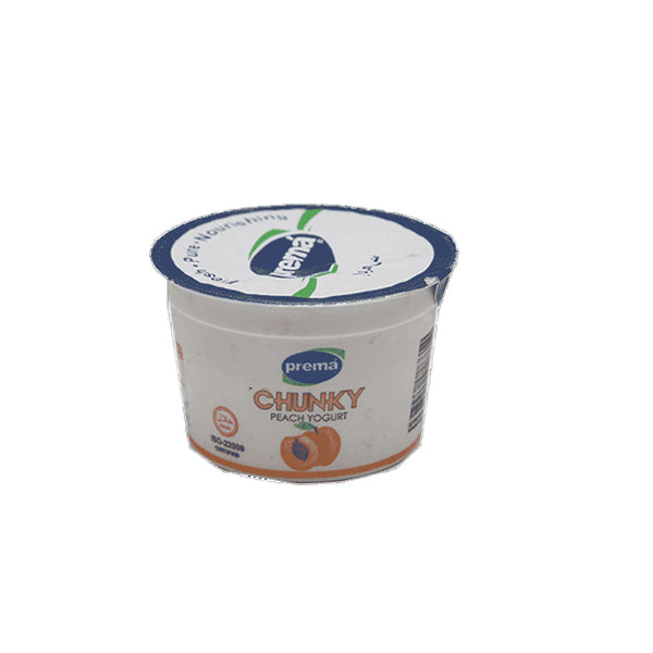 Prema Chunky Peach Yogurt 90g - Snapcart.pk