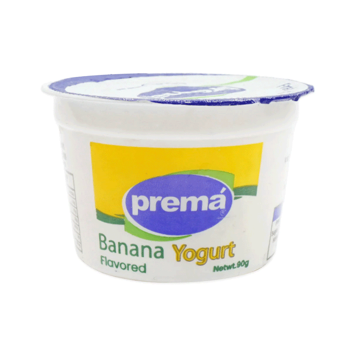 Prema Banana Yogurt 90g - Snapcart.pk