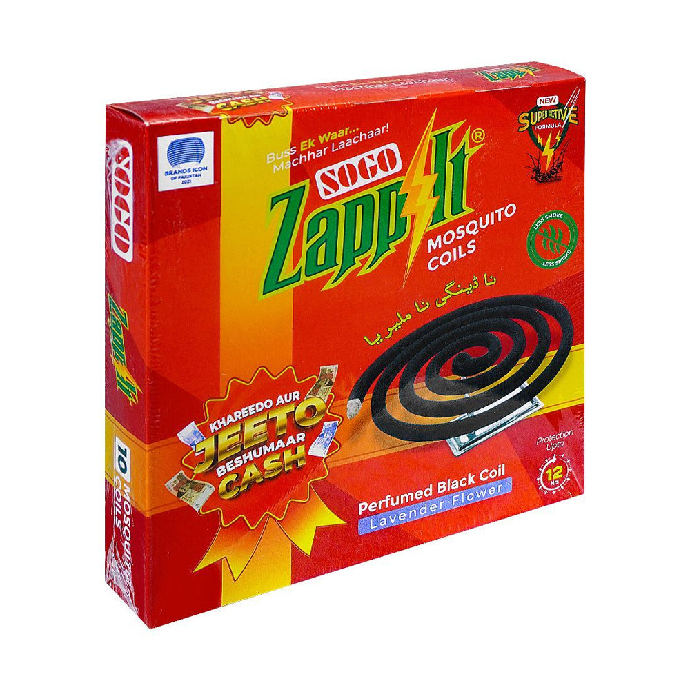 Sogo Zappit Mosquito Coils Lavender Flower 10s - Snapcart.pk