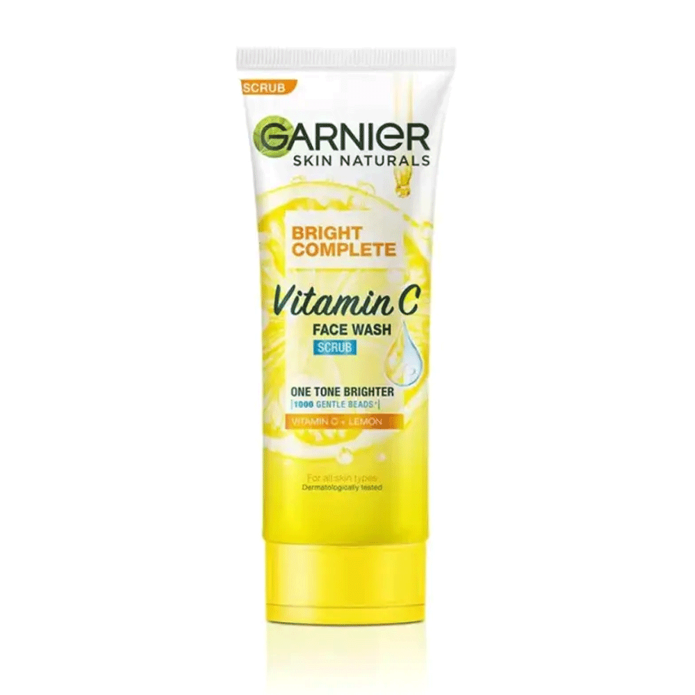 Garnier Bright Complete Vitamin C Face Wash Scrub 100ml