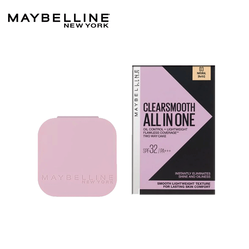 Maybelline Clear Smooth All In One Powder Foundation 03 Natural
