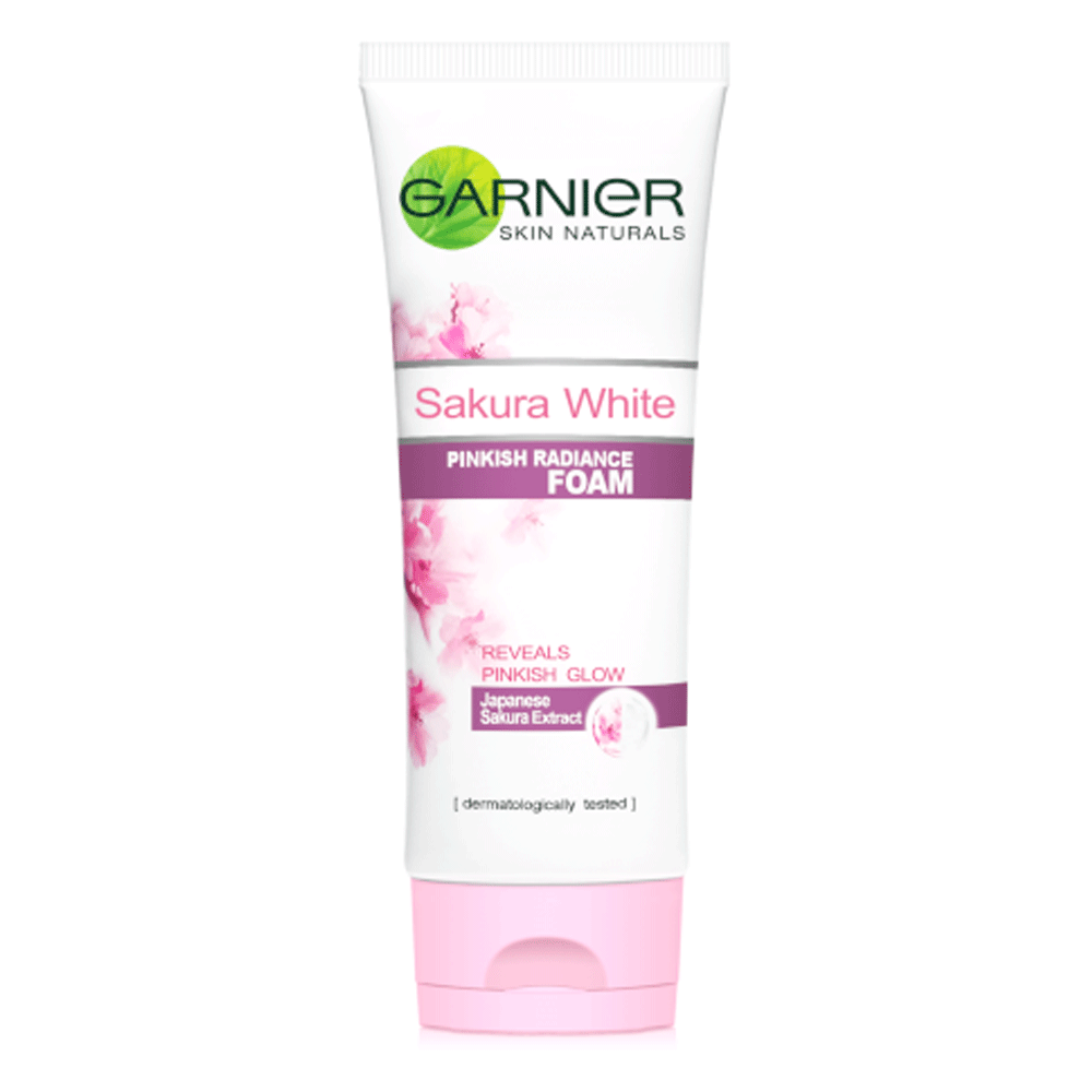 Garnier Sakura Glow Hyaluron Face Wash 100ml - Snapcart.pk