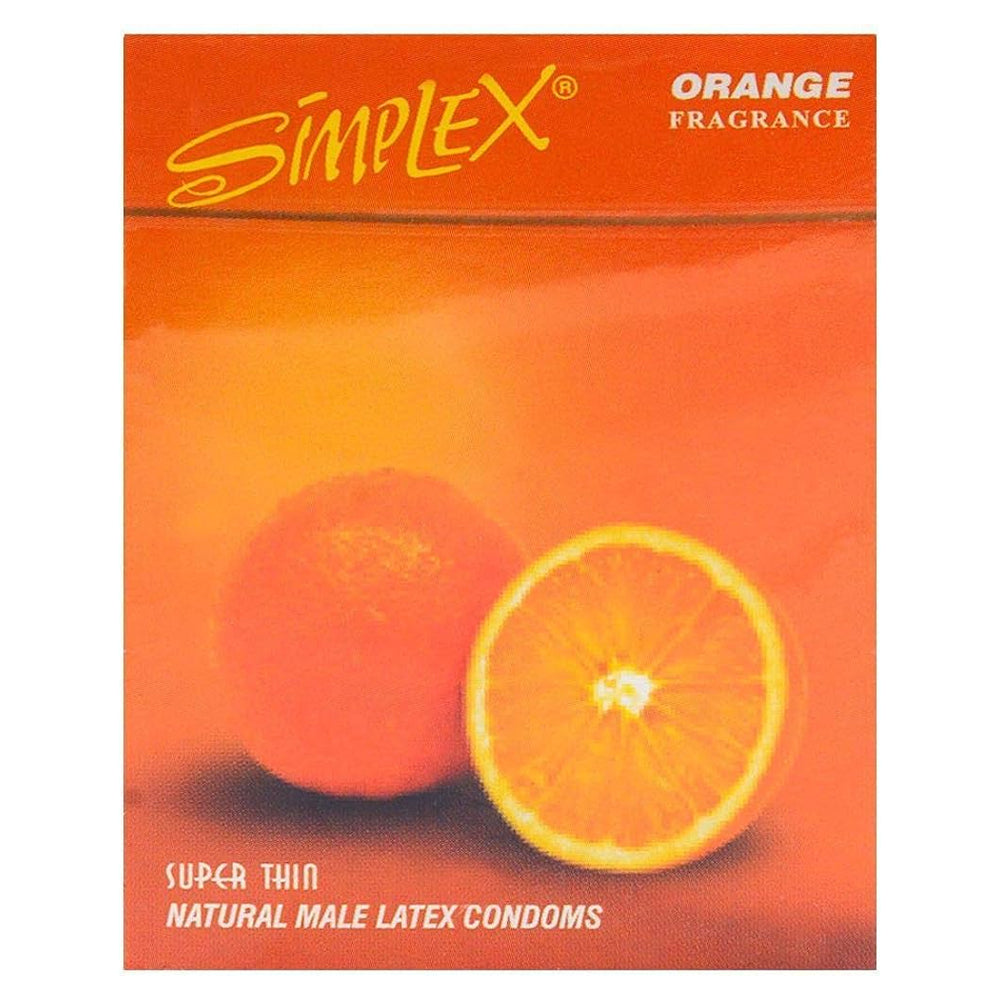 Simplex Orange Fragrance Condoms 12s