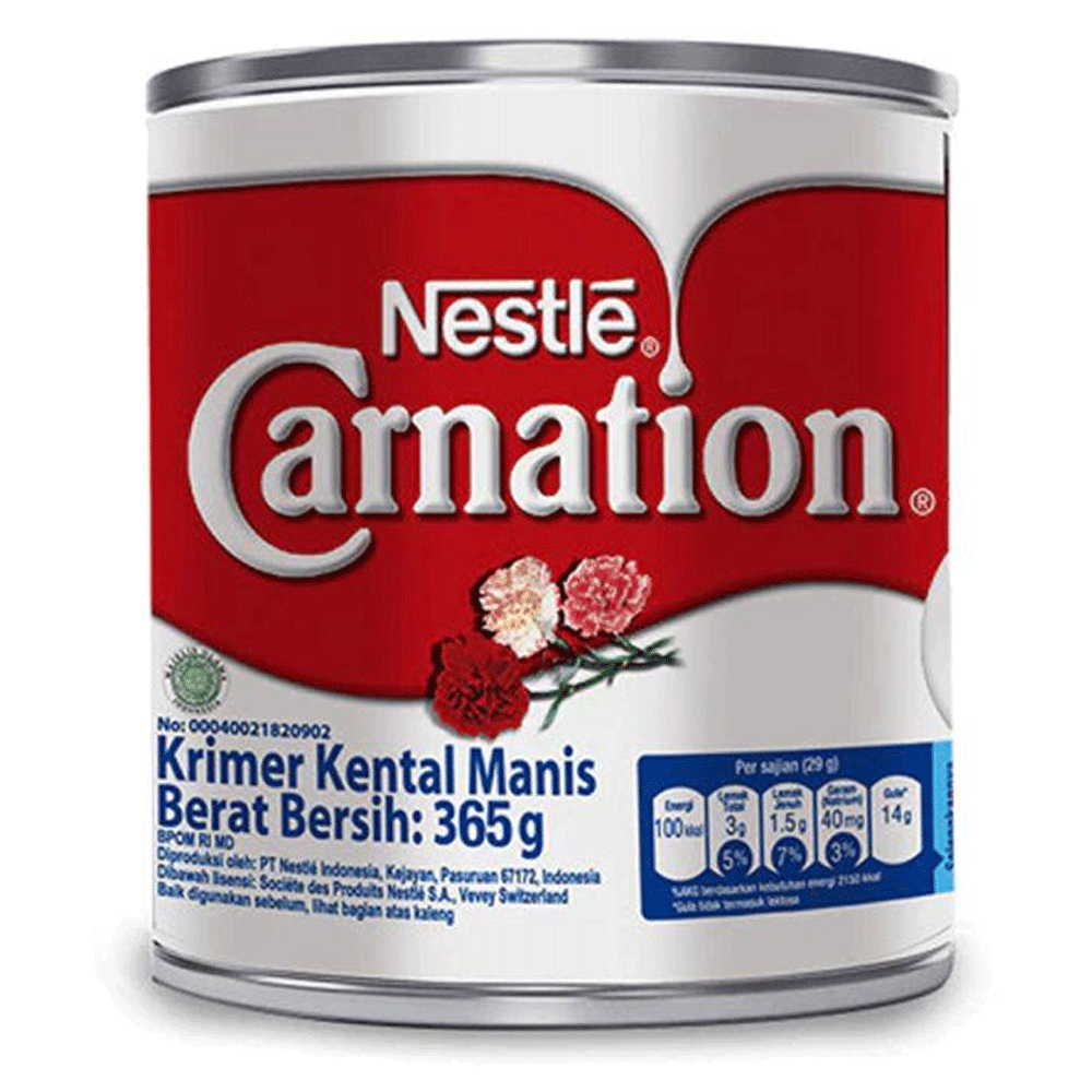 Nestle Carnation Krimer Kental Manis 365gm