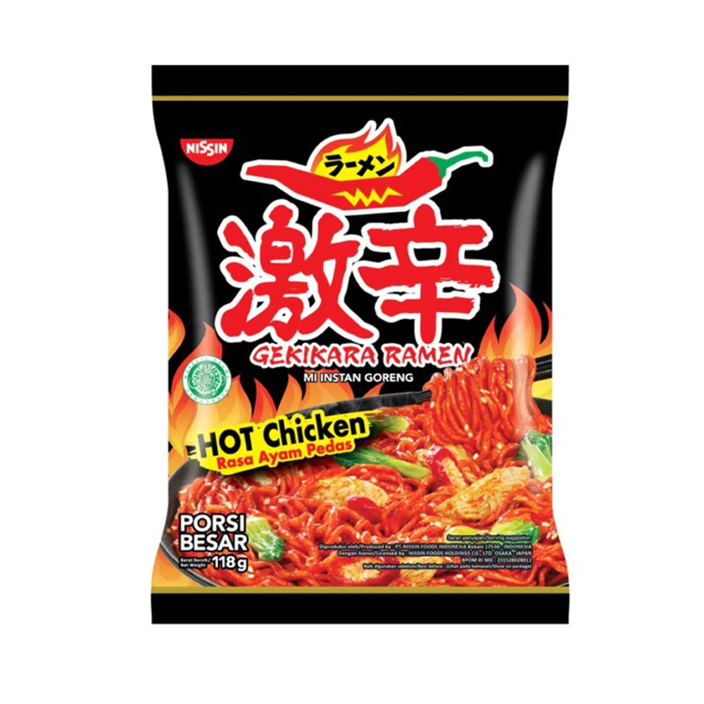 Nissin Gekikara Ramen Hot Chicken Noodles 118g - Snapcart.pk