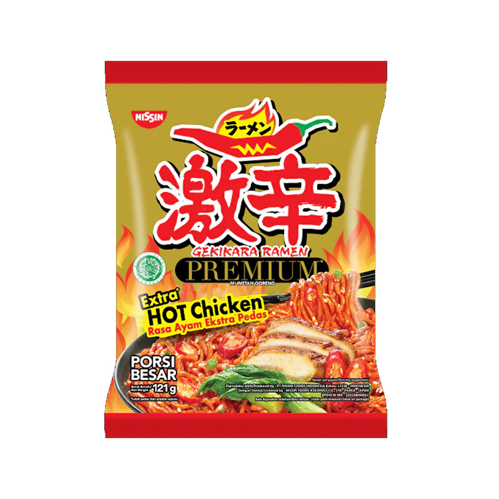 Nissin Gekikara Ramen Extra Hot Chicken Noodles 121g - Snapcart.pk