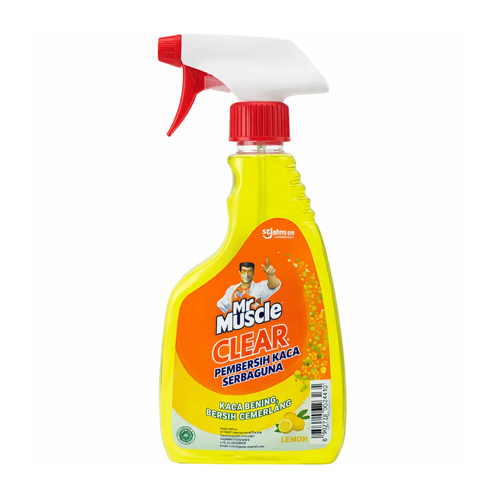 Mr Muscle Lemon Liquid Glass Cleaner Spray 500ml