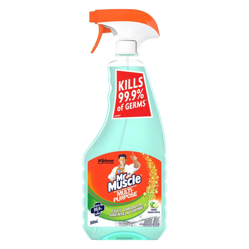 Mr Muscle Apple Liquid Glass Cleaner Spray 500ml