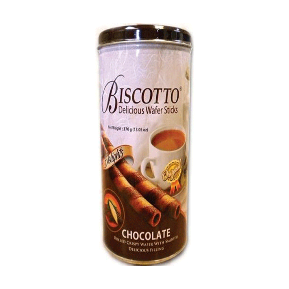 Biscotto Wafer Sticks Chocolate Tin 370g