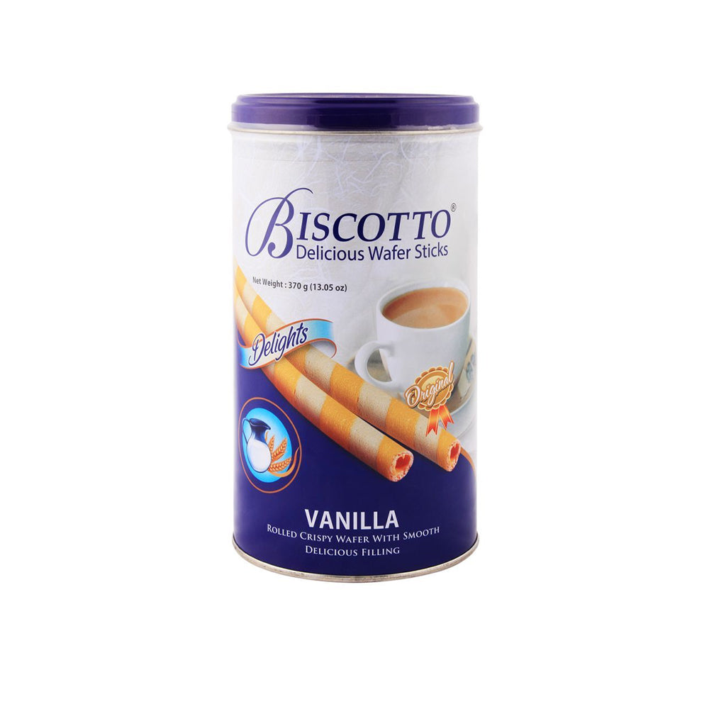 Biscotto Vanilla Wafer Sticks 370g - Snapcart.pk