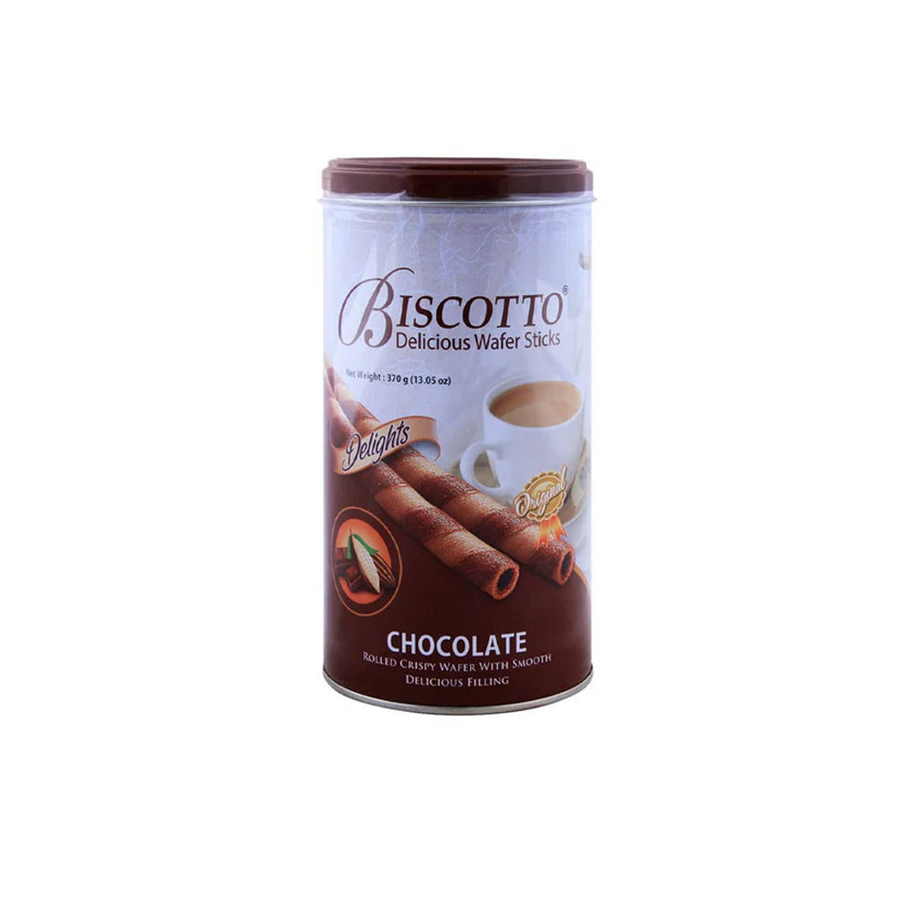 Biscotto Wafer Sticks Chocolate Tin 125g - Snapcart.pk