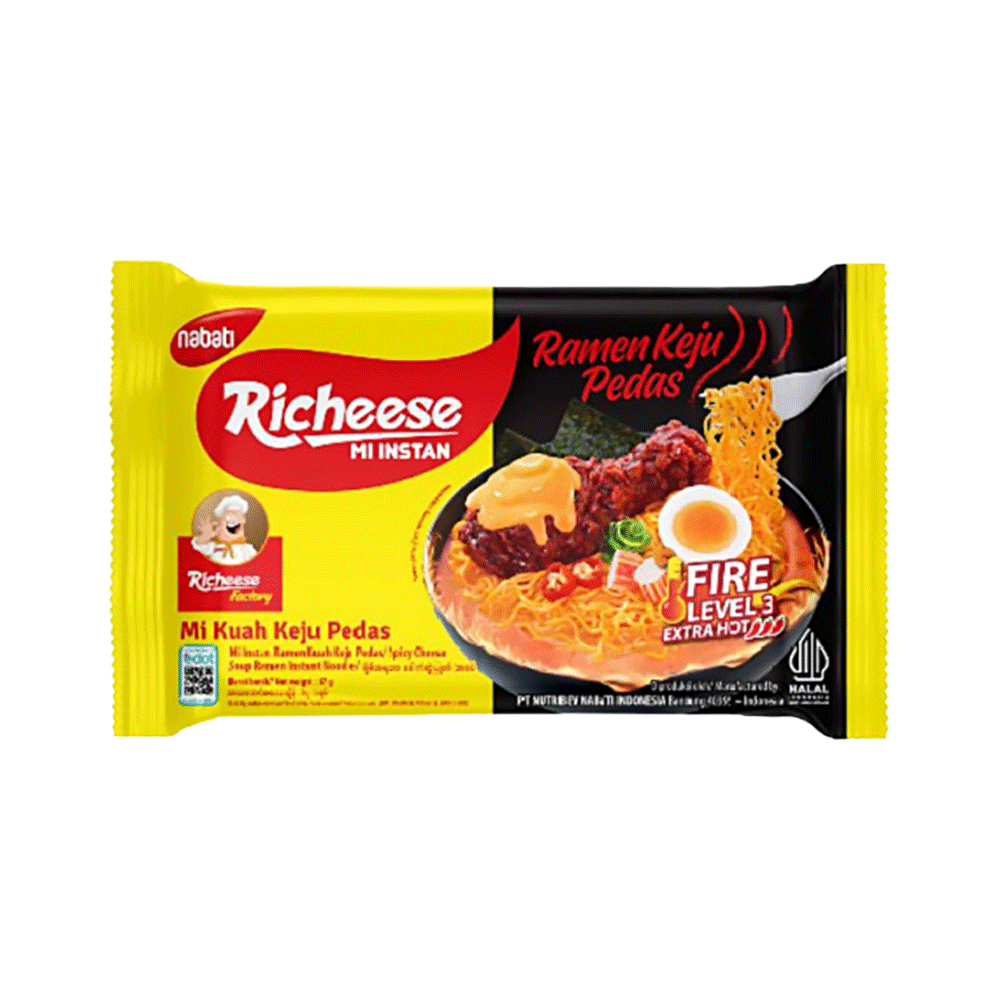 Nabati Richeese Ramen Keju Pedas 67g - Snapcart.pk