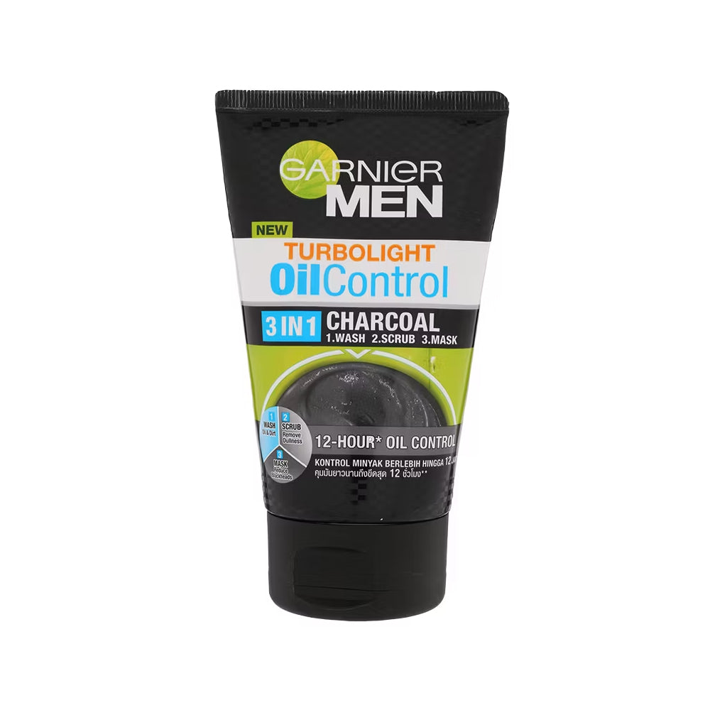 Garnier Oil Control Charcoal Face Wash 100ml - Snapcart.pk