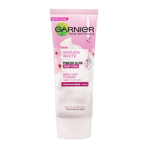 Garnier Sakura White Pinkish Glow Whip Foam 100ml - Snapcart.pk