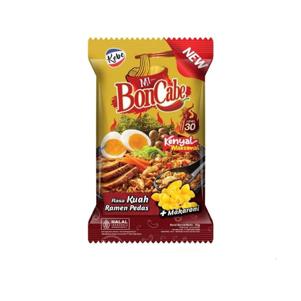 Kobe Bon Spicy Ramen Flavour Noodle 90g - Snapcart.pk