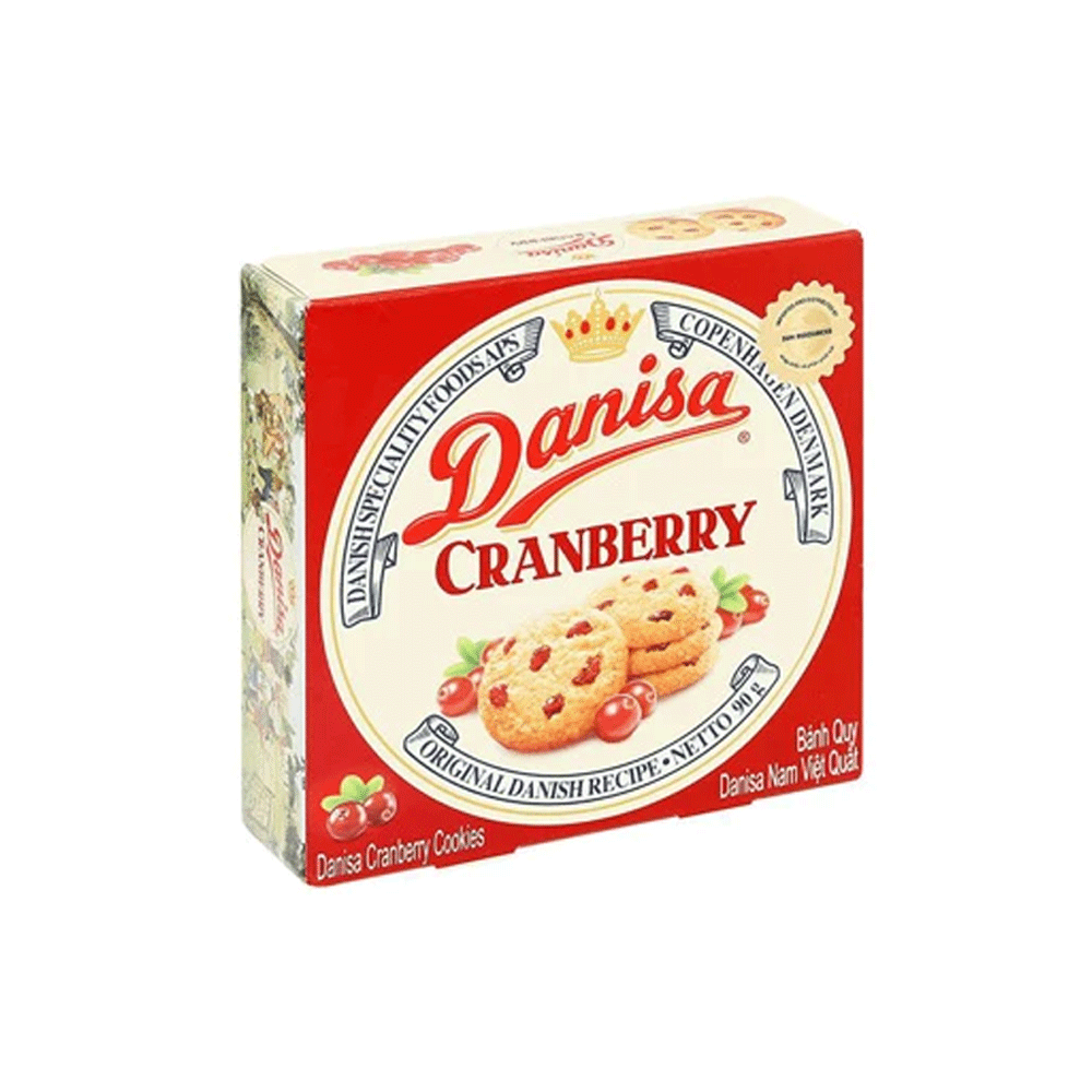 Danisa Cranberry Cookies 90g - Snapcart.pk