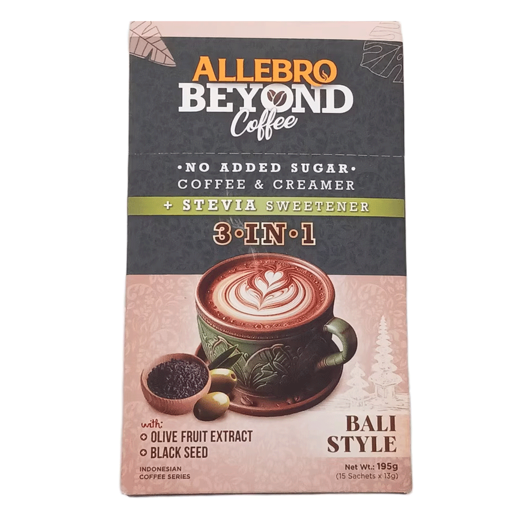 Allebro Beyond Bali Style 3in1 195g Coffee