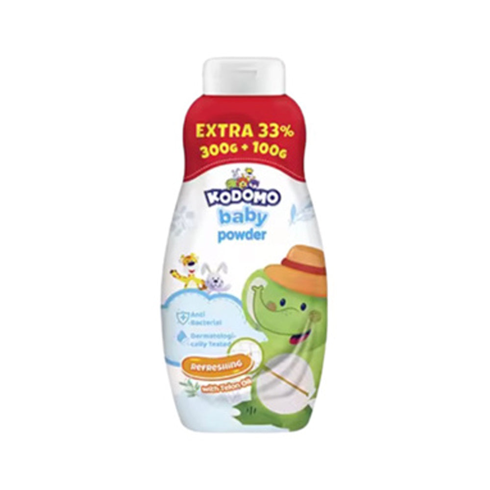 Kodomo Baby Powder Refreshing With Telon Oil 400g - Snapcart.pk