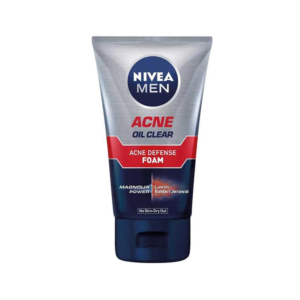 Nivea Men Acne Oil Clear Acne Defence Foam 100ml - Snapcart.pk