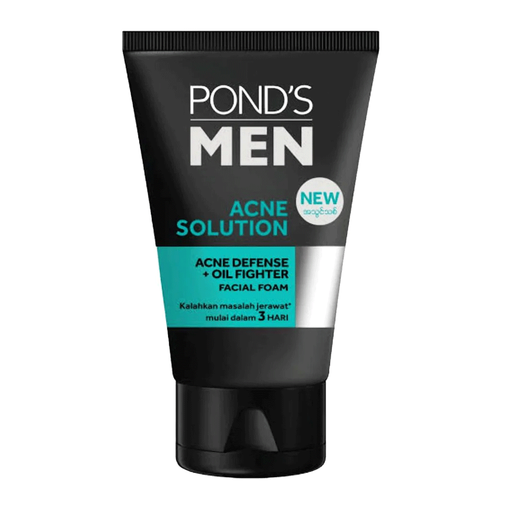 Ponds Men Acne Solution Facial Foam 100g - Snapcart.pk