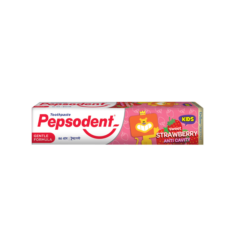 Pepsodent Kids Toothpaste Strawberry Flavoure 45g Pepsodent